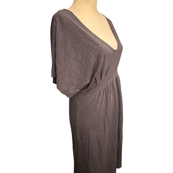 Garnet Hill Easy Banded Knit Dress, Cotton Modal Blend, Women's Size Small - Picture 2 of 5